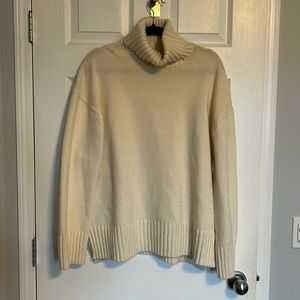 Cream turtleneck